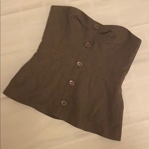 Trina Turk Sweetheart Neck Strapless Bustier